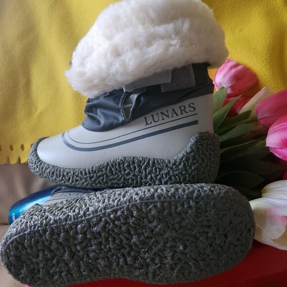 S12 New Lunars moon boots velcro closure furry removable lining crepe-like sole - Picture 3 of 6